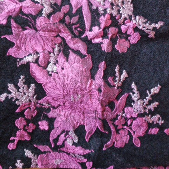 💕Magenta Floral Brocade Cocktail/Party Dress - Picture 4 of 8